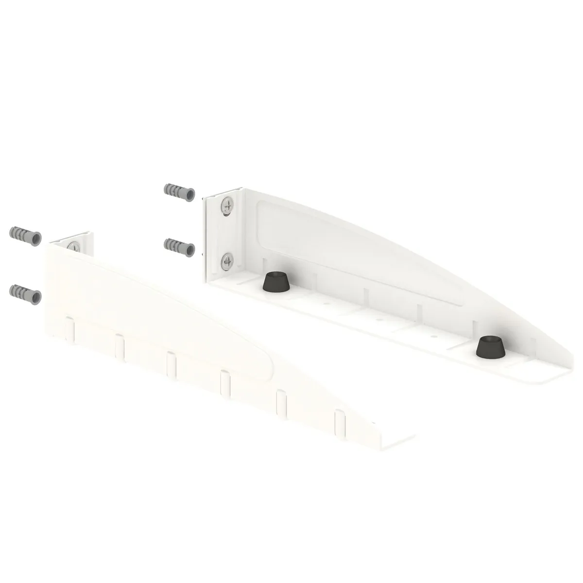 Suporte Multiuso de Aço Branco Multivisão, marca Just Home Collection - Foto Principal