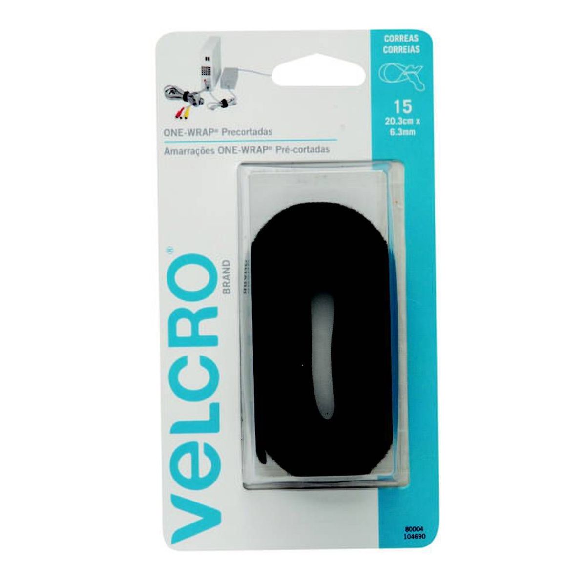 Abraçadeiras OneWrap com 15 Unidades, marca Velcro - Foto Principal