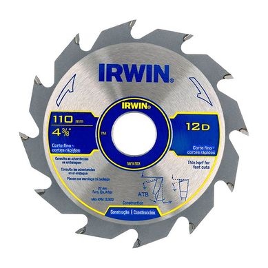 Lamina para Serra Circular 12 Dentes 110mm