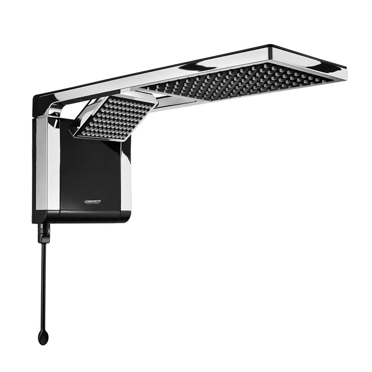 Chuveiro Acqua Duo 220V 7800W Preto e Cromado Lorenzetti, marca Lorenzetti - Foto 2