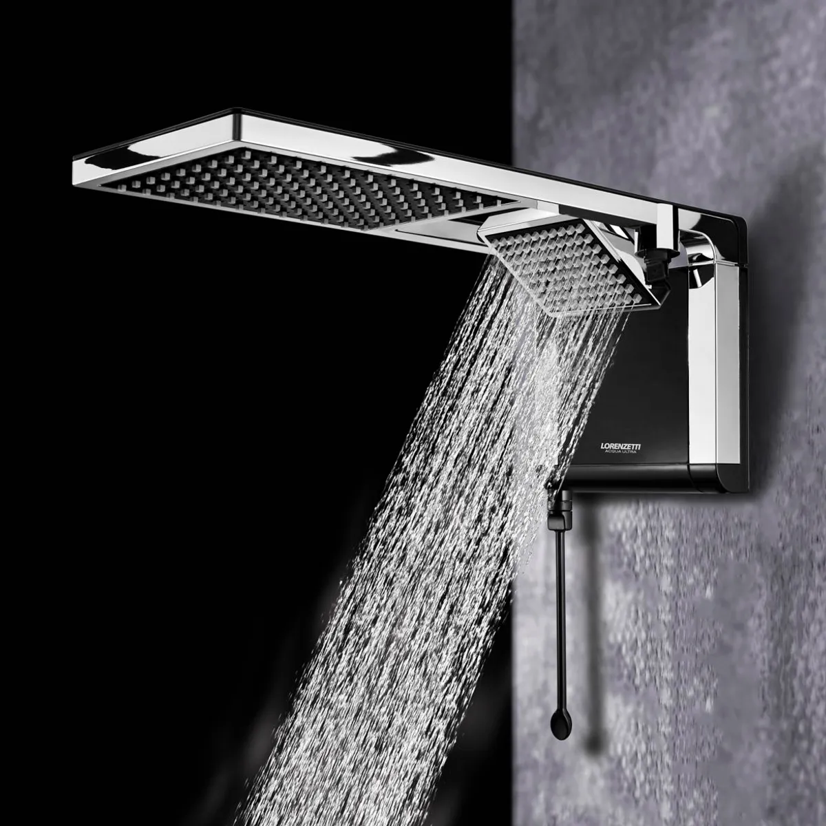 Chuveiro Acqua Duo 220V 7800W Preto e Cromado Lorenzetti, marca Lorenzetti - Foto Principal