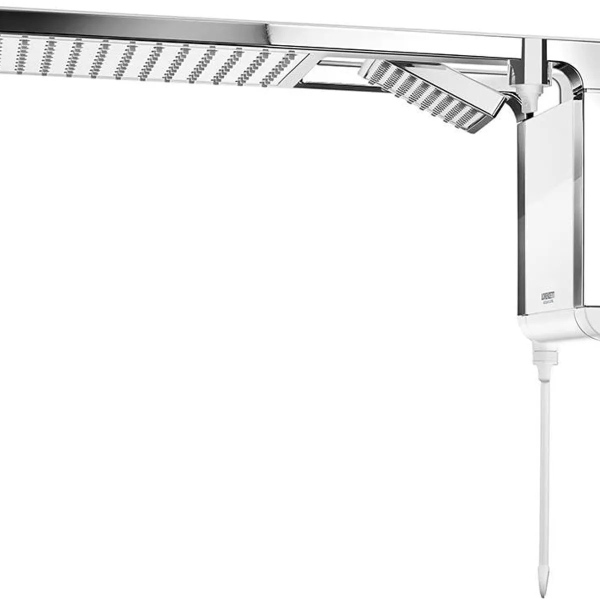Chuveiro Acqua Duo 220V 7800W Preto e Cromado Lorenzetti, marca Lorenzetti - Foto 2