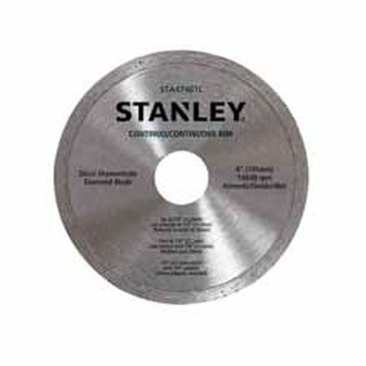 Disco Diamantado Furo 20mm Standard Contínuo 4' 105mm, marca Stanley - Foto Principal