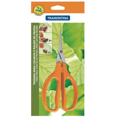 Tesoura para Frutas Laranja