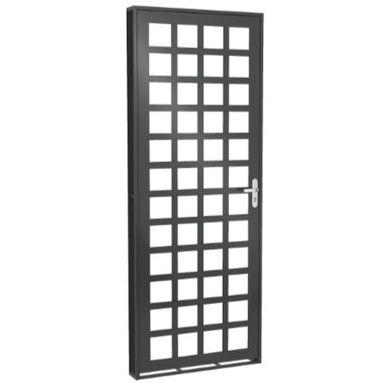 Porta Vidro e Travessa Ao Fundo Primer Cinza Esquerda 215x83x12cm Fortsol