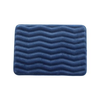 Tapete de Banheiro Zig Zag 43x5x61cm Azul