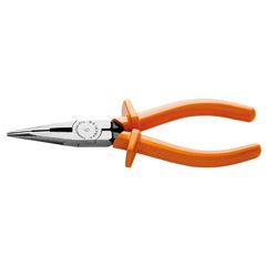 Alicate de Bico Meia Cana Aço Cromo 1000V Reta 6" Laranja Tramontina