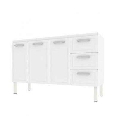 Gabinete de Cozinha Apolo Flat 91x144cm Branco