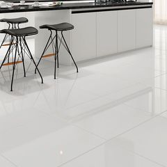 Piso Brilhante 61x61cm Caixa 2,23m² Branco