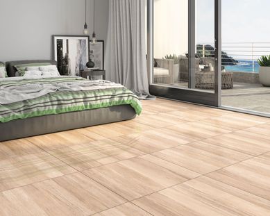 Piso Volga Plus 62x62cm Caixa 2,32m Bege
