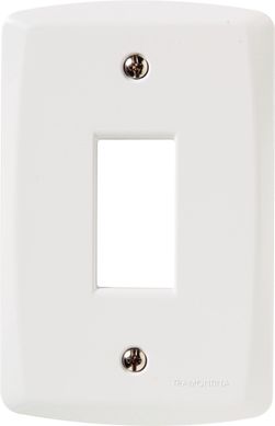 Placa Lux2 Branca 4X2 1 Posto