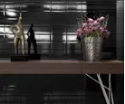 Revestimento Cerâmico Esmaltado 10 x 20cm Bisotado Ceral 1,04m² Preto