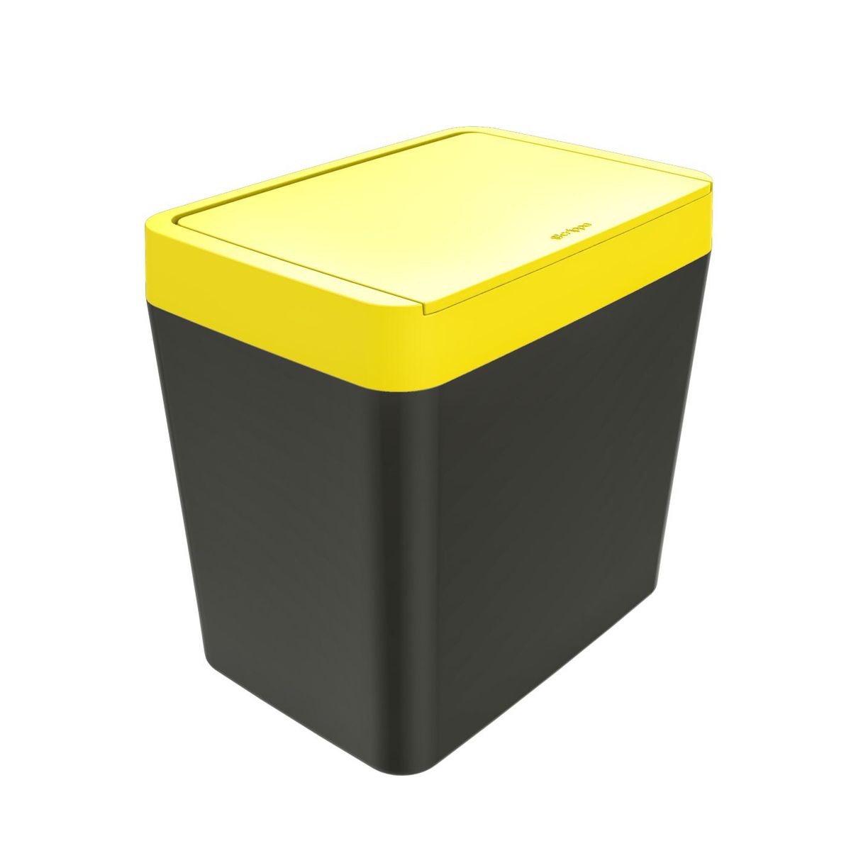 Lixeira para Pia 5L Preto e Amarelo, marca Brinox - Foto Principal
