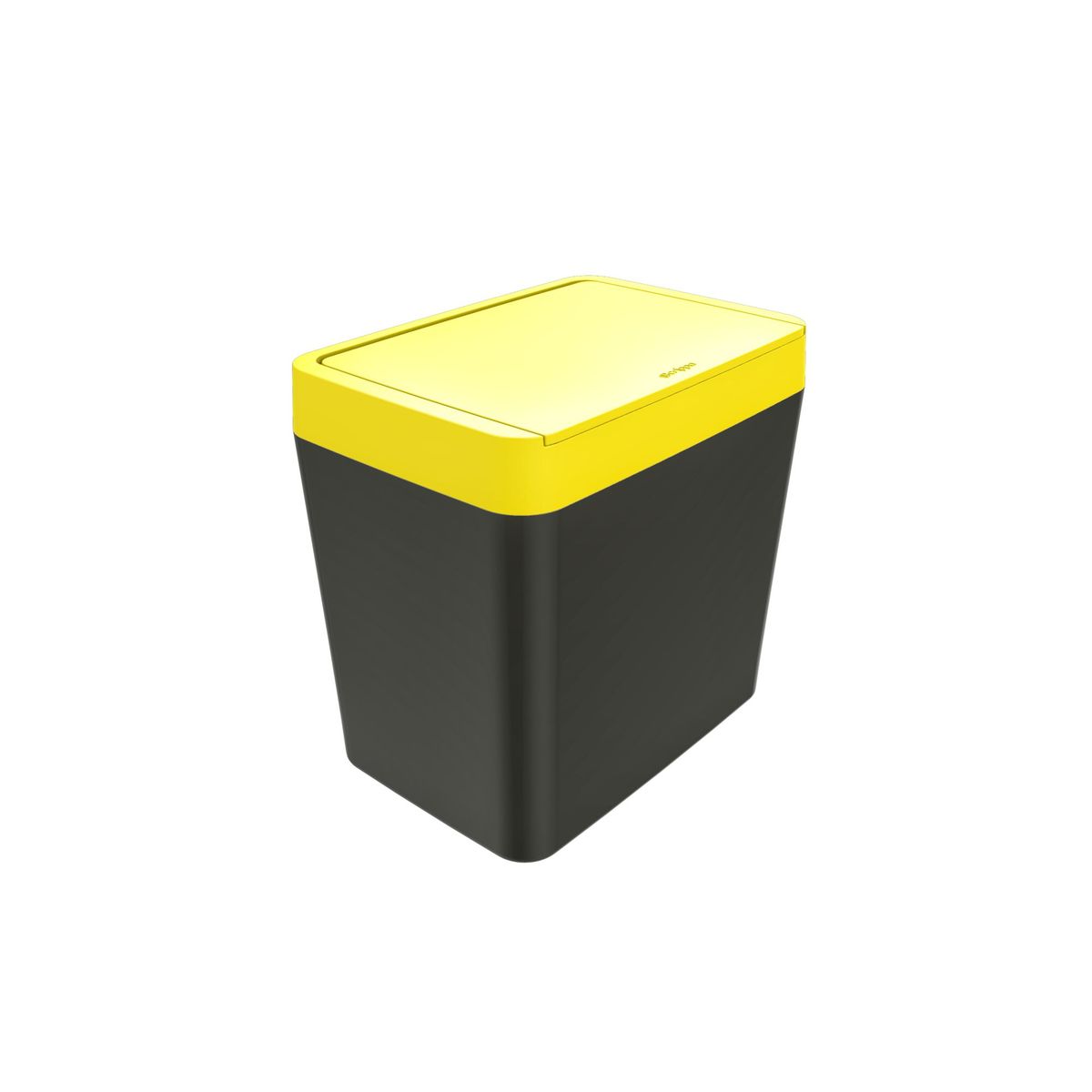 Lixeira para Pia 5L Preto e Amarelo, marca Brinox - Foto Principal