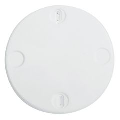 Placa Redonda Lux2 Branca 3"