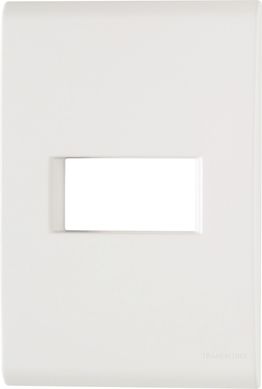 Placa Liz Branca 4X2 1 Posto