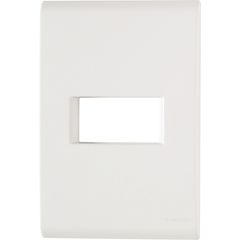 Placa Liz Branca 4X2 1 Posto