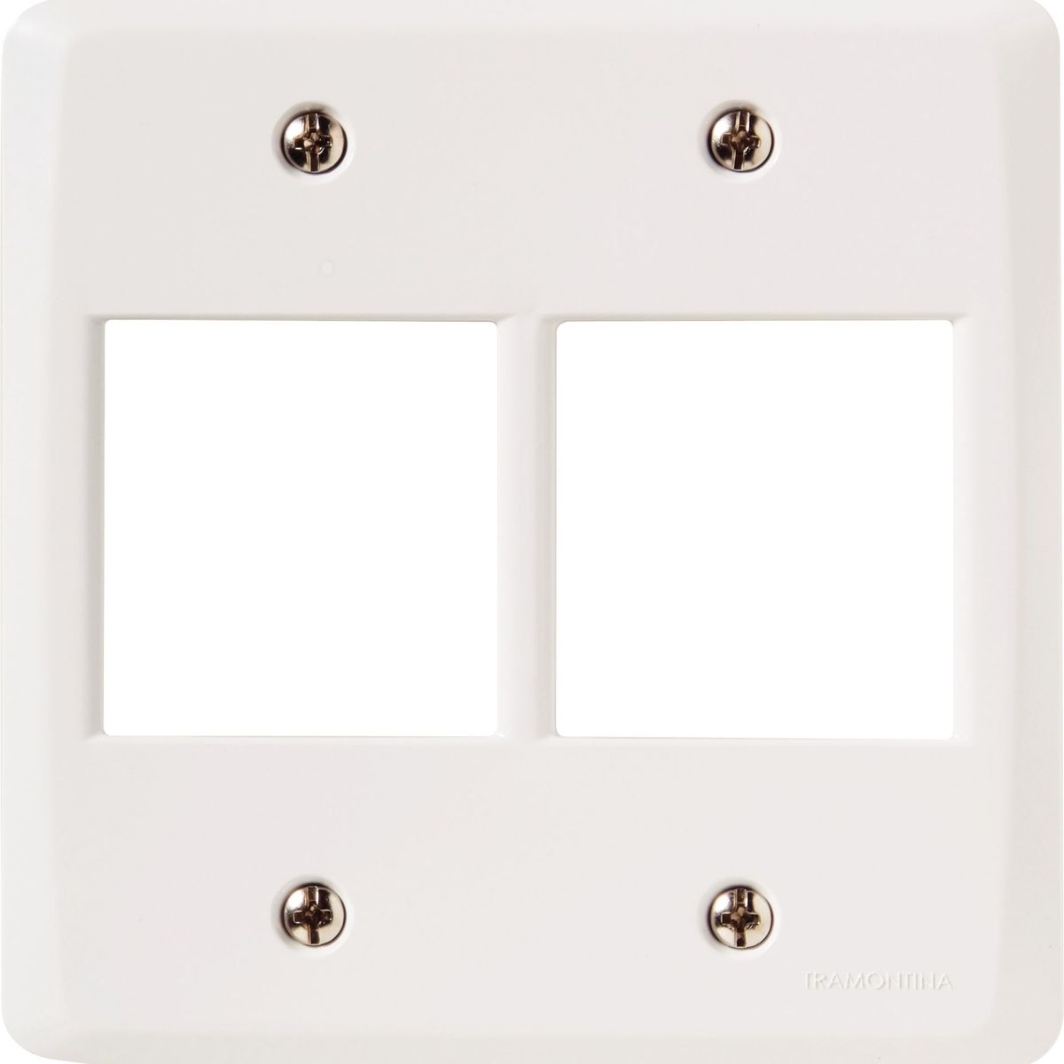 Placa Lux2 Branca 4X4 4 Postos, marca Tramontina - Foto Principal