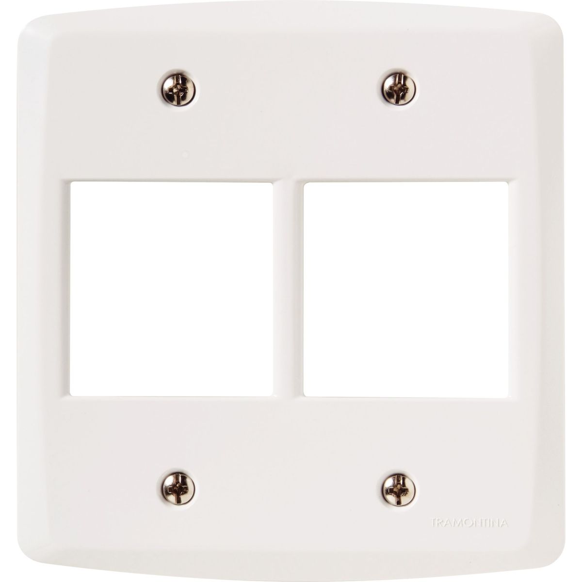 Placa Lux2 Branca 4X4 4 Postos, marca Tramontina - Foto Principal