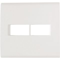 Placa Liz Branca 4X4 2 Postos
