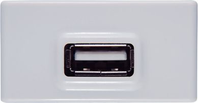 Mdulo Carregador Usb 1,5A Liz Branca Bivolt