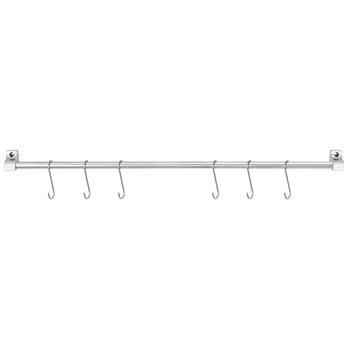 Barra Kitchen Set com 6 Ganchos 72,2x5x9cm Cromado, marca Passerini - Foto Principal