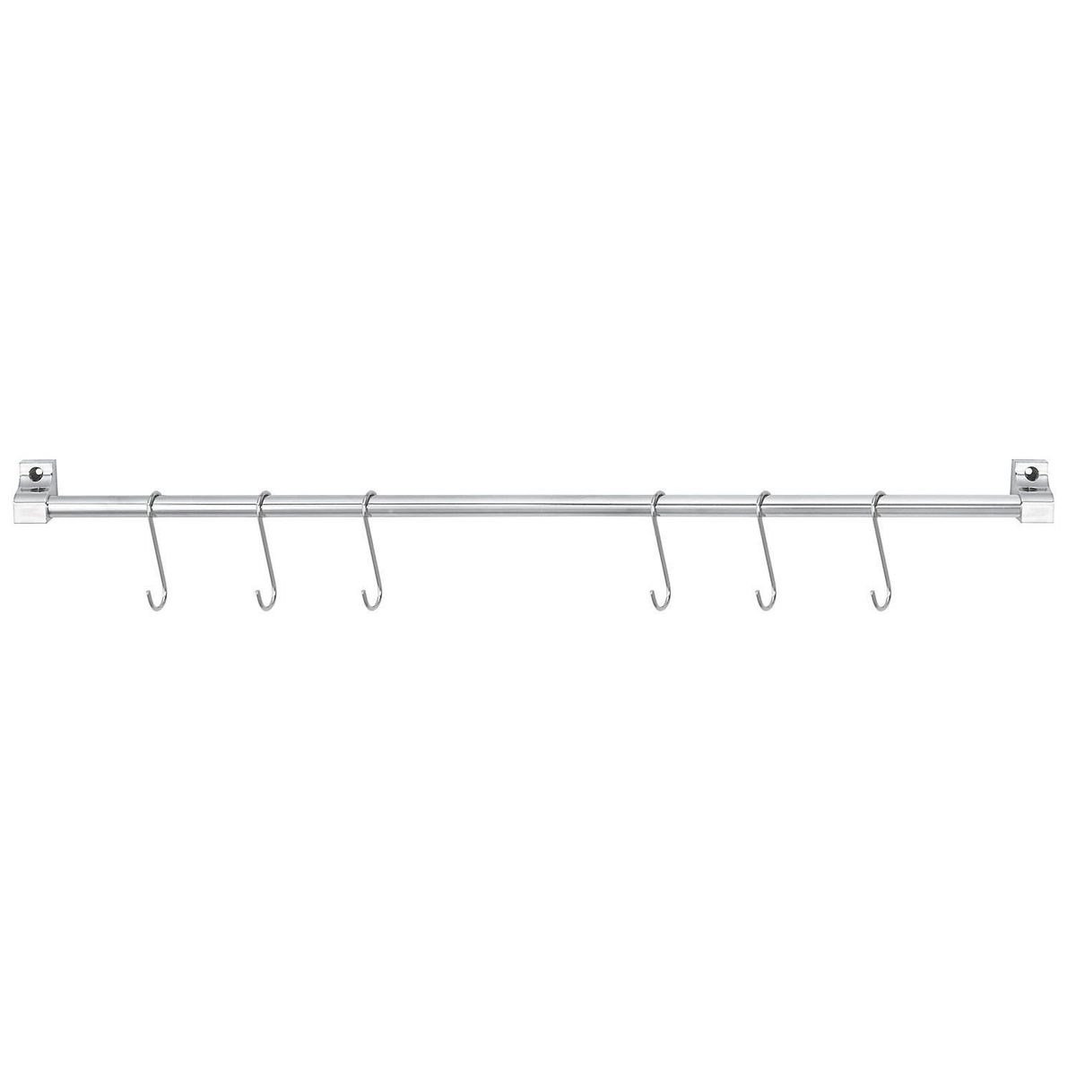 Barra Kitchen Set com 6 Ganchos 72,2x5x9cm Cromado, marca Passerini - Foto Principal