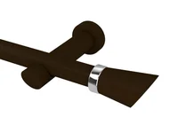 Kit Varao 1,50m 19mm Fino Aço Alemao Imbuia Belchior