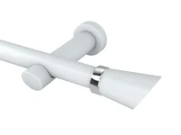 Kit Varao 2,00m 28mm Grosso Aço Alemao Branco Belchior