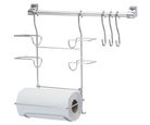Kit Organizador de Cozinha com Suporte Prata