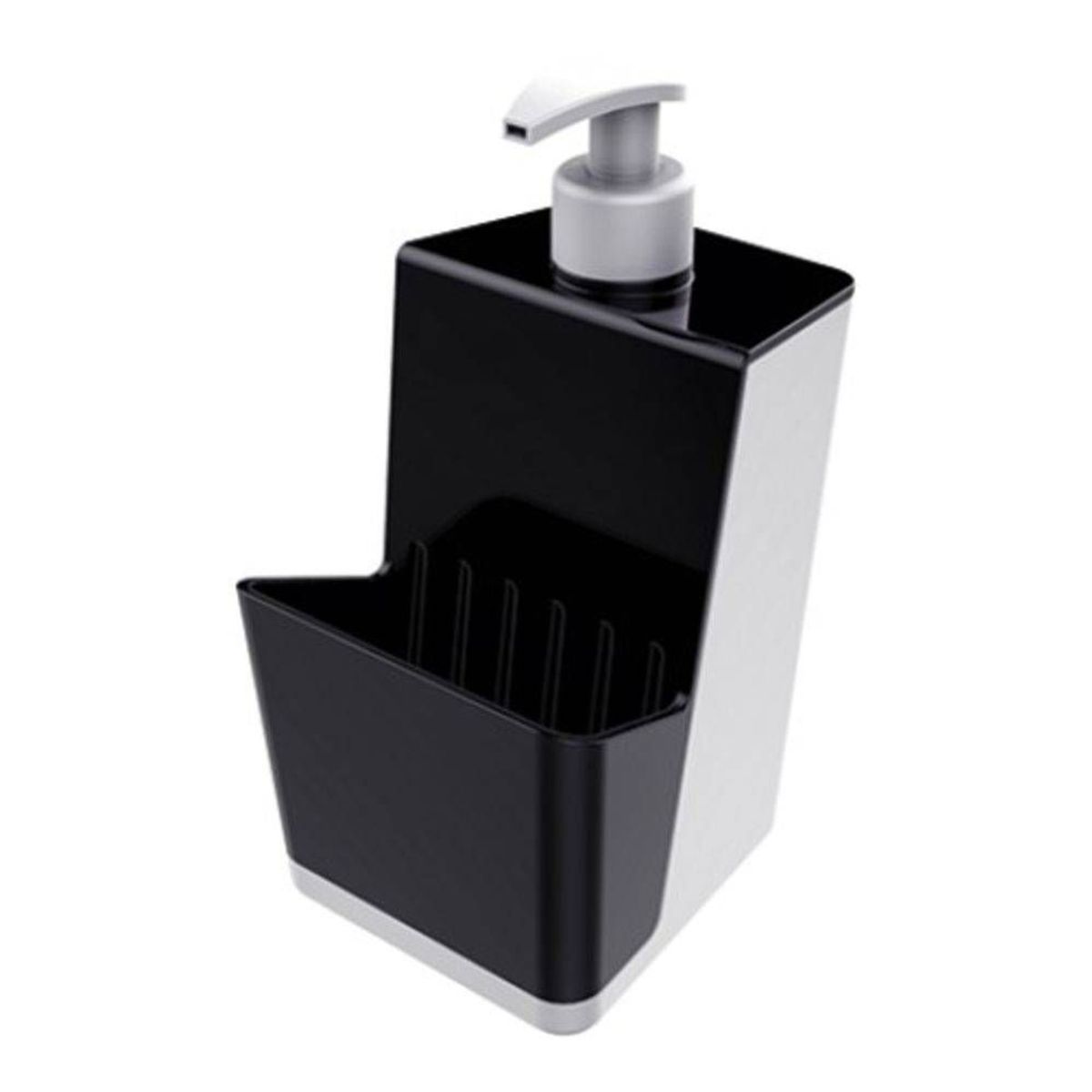 Dispenser para Detergente com Dosador 500ml Preto e Branco, marca Crippa - Foto Principal