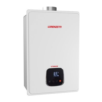 Aquecedor de gua a Gs GN 45L/min Digital Branco LZ 4500 DE