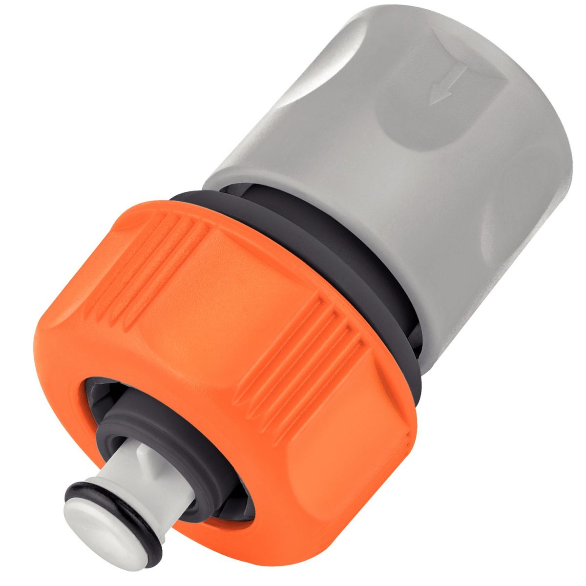 Engate Rápido com Aquastop 5/8 e 3/4 Laranja e Verde, marca Tramontina - Foto Principal