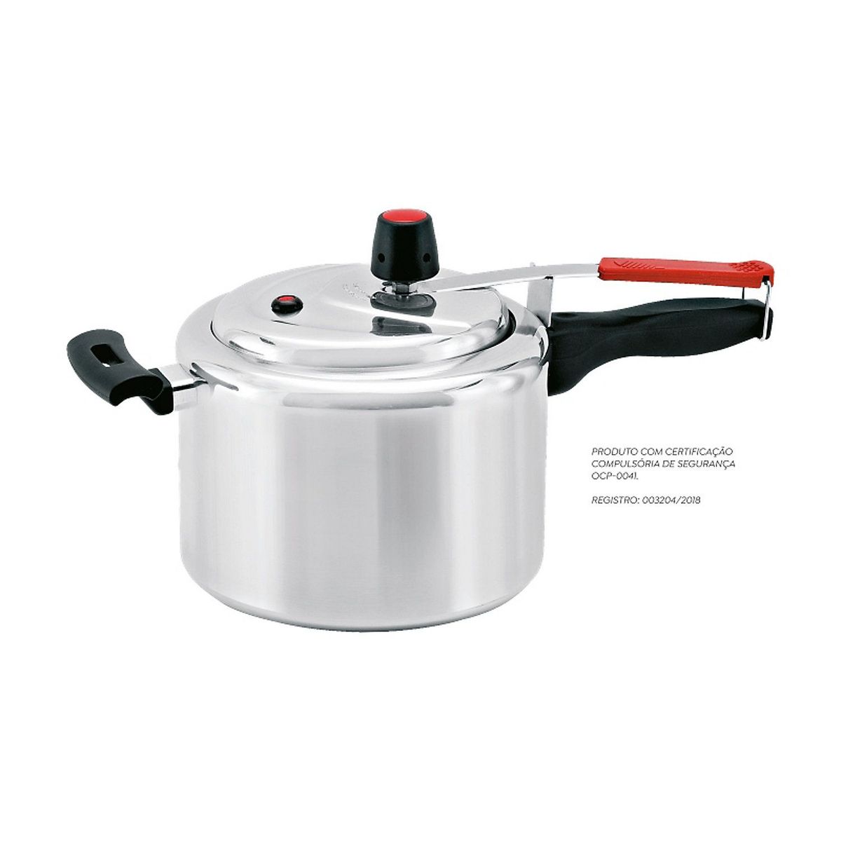 Panela de Pressão 4,5L Turbo Alumínio Polido Panelux, marca Panelux - Foto Principal