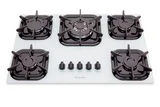 Fogão Cooktop 5 Bocas Chama Tripla Branca