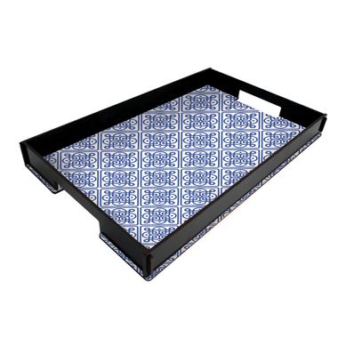 Bandeja para Caf da Manh Estampa Azulejo