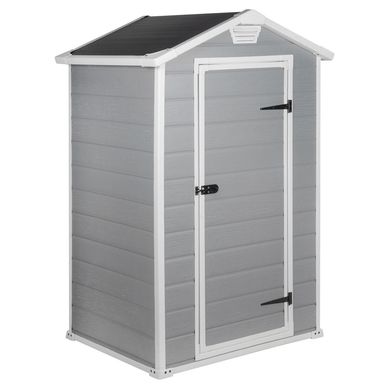 Abrigo para Jardim 128x94x196cm Cinza