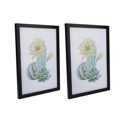 Kit 2 Porta Retratos Basic 21x30cm Preto Just Home Collection