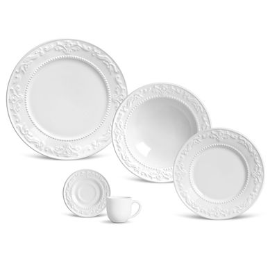 Aparelho de Jantar Acanthus Branco Porto Brasil