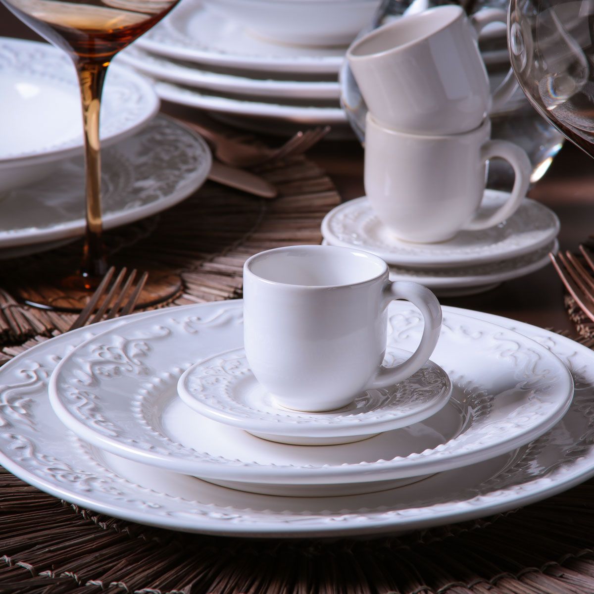 Bowl Acanthus 7cm Branco Porto Brasil, marca Porto Brasil - Foto 2