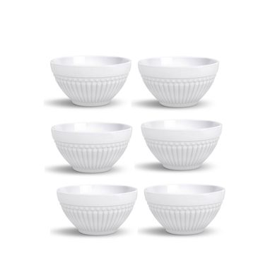Kit com 6 Bowls Roma Branco