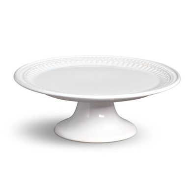 Prato de Bolo Etagiere Prgamo Mdio Branco