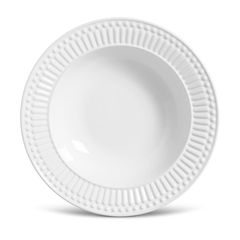 Prato Fundo 22cm Ceramica Roma Branco Porto Brasil