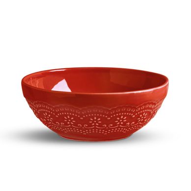 Tigela Mdia Madeleine 20,5x7,5cm Vermelho
