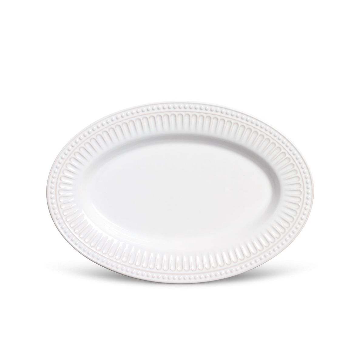 Travessa Pérgamo Médio Cerâmica Branco, marca Porto Brasil - Foto Principal