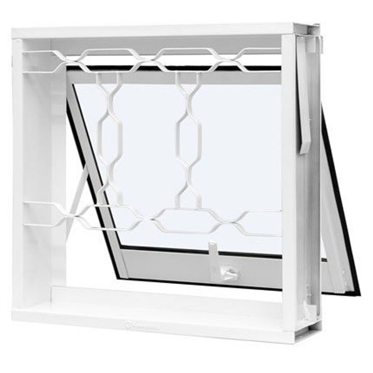 Janela Maxim-ar Aço Corrente 60x80x12cm Qualitysol, marca Ramassol - Foto 2