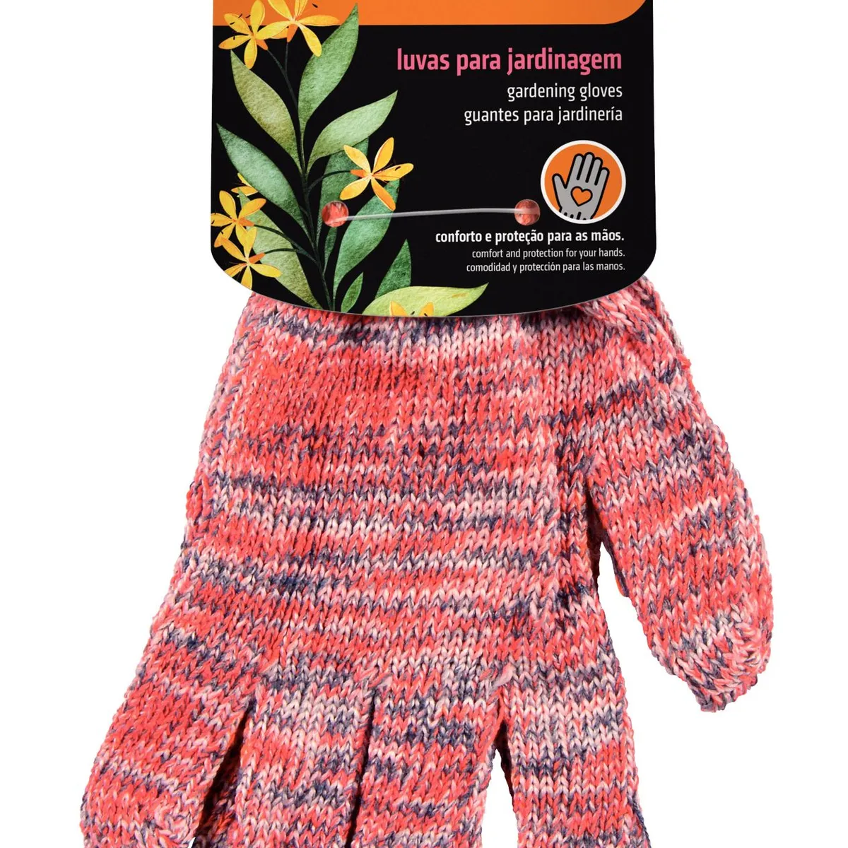 Par de Luvas para Jardinagem Colorido, marca Tramontina - Foto 2