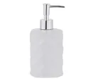 Porta Sabonete Líquido em Cerâmica Diamond Branco Just Home Collection
