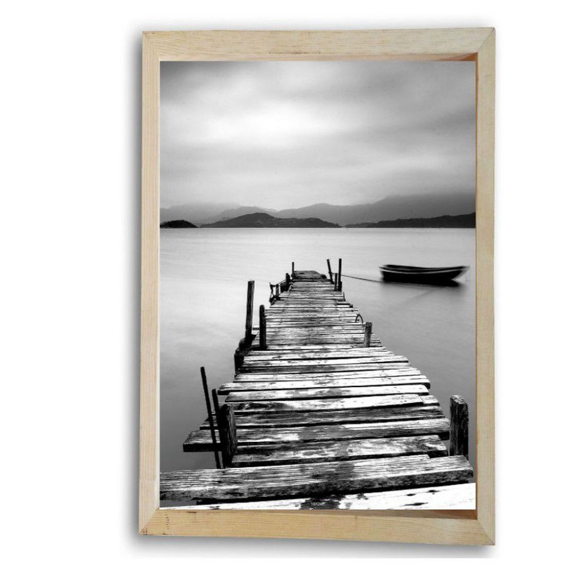 Quadro Moldura Cofre Ponte Barco 20x25cm, marca E2G Design - Foto Principal