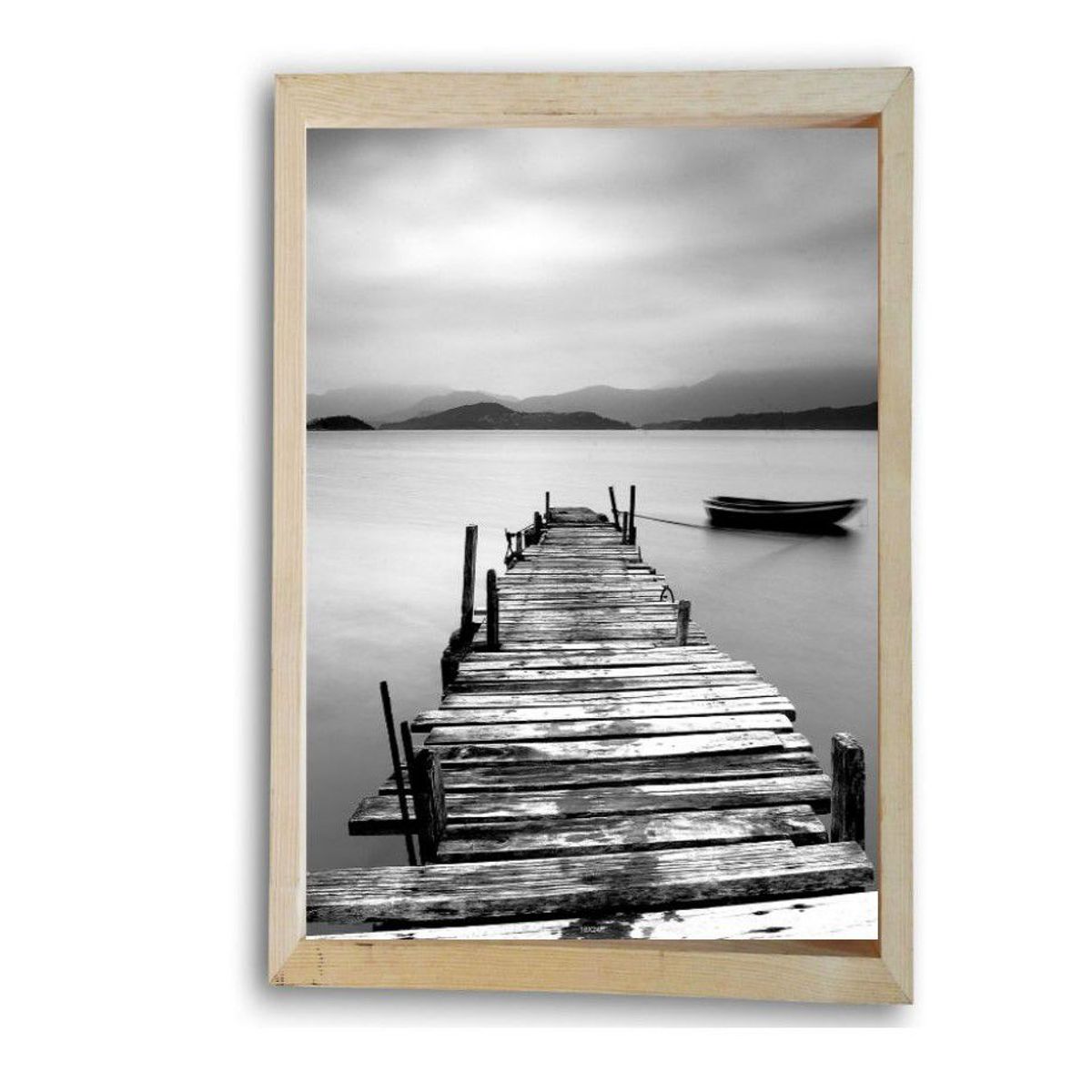 Quadro Moldura Cofre Ponte Barco 20x25cm, marca E2G Design - Foto Principal